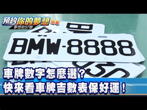 車牌尾數3|車牌號碼怎麼挑？搭配八字讓你更好運 